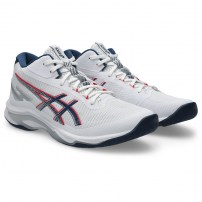 Волейбольні кросівки чоловічі Asics NETBURNER BALLISTIC FF MT 4 White/Mako blue