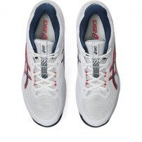 Волейбольні кросівки чоловічі Asics NETBURNER BALLISTIC FF MT 4 White/Mako blue