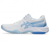 Волейбольні кросівки жіночі Asics NETBURNER BALLISTIC FF 3 White/Blue coast