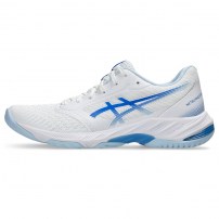 Волейбольні кросівки жіночі Asics NETBURNER BALLISTIC FF 3 White/Blue coast