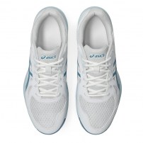 Волейбольні кросівки чоловічі Asics UPCOURT 6 White/Saba blue