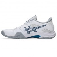 Волейбольні кросівки чоловічі Asics BLADE FF 2 White/Mako blue