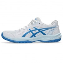 Волейбольні кросівки жіночі Asics UPCOURT 6 White/Blue coast