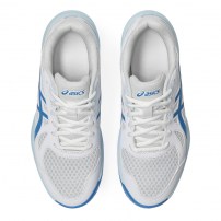 Волейбольні кросівки жіночі Asics UPCOURT 6 White/Blue coast