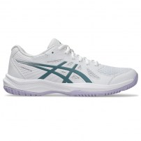Волейбольні кросівки жіночі Asics UPCOURT 6 White/Foggy teal