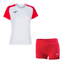 Волейбольна форма жіноча Joma ACADEMY IV/STELLA II Білий/Червоний