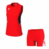 Волейбольна форма жіноча Errea CARRY/AMAZON 3.0 Червоний/Чорний/Білий