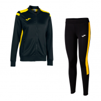 Спортивний костюм жіночий Joma CHAMPIONSHIP VI/ECO CHAMPIONSHIP Чорний/Жовтий