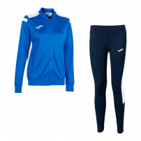 Спортивний костюм жіночий Joma CHAMPIONSHIP VI/ECO CHAMPIONSHIP Синій/Білий/Темно-синій