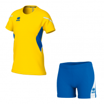 Волейбольна форма жіноча Errea CORINNE/AMAZON 3.0 Жовтий/Синій/Білий