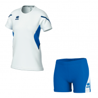 Волейбольна форма жіноча Errea CORINNE/AMAZON 3.0 Білий/Синій/Темно-синій