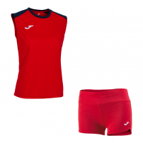 Волейбольна форма жіноча Joma ECO CHAMPIONSHIP/STELLA II Червоний/Темно-синій