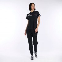 Поло жіноче Errea EDEN Чорний/Антрацит/Білий