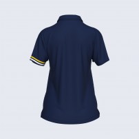 Поло жіноче Errea EDEN Темно-синій/Жовтий/Білий