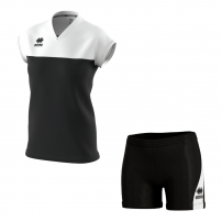 Волейбольна форма жіноча Errea BESSY/AMAZON 3.0 Чорний/Білий