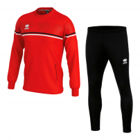 Спортивный костюм мужской Errea DAVIS/FLANN Красный/Черный/Белый