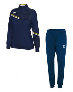 Спортивний костюм жіночий Errea ESTELLA/VANESSA 3.0 Темно-синій/Жовтий/Білий