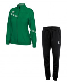 Спортивний костюм жіночий Errea ESTELLA/VANESSA 3.0 Зелений/Сірий/Білий