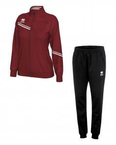 Спортивний костюм жіночий Errea ESTELLA/VANESSA 3.0 Бордовий/Сірий/Білий