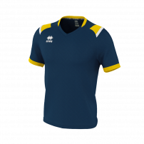 Волейбольная футболка мужская Errea LUCAS Темно-синий/Желтый/Белый