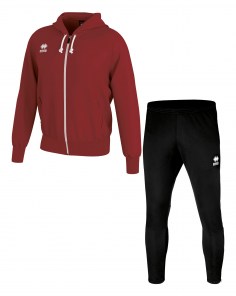 Спортивний костюм чоловічий Errea JACOB/KEY Бордовий/Чорний