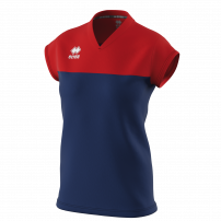 Волейбольна футболка жіноча Errea BESSY Темно-синій/Червоний