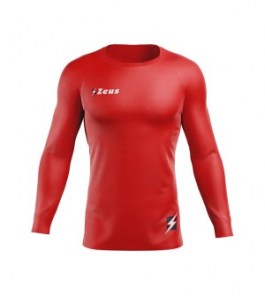 Компрессионная футболка Zeus MAGLIA FISIKO M/L Красный
