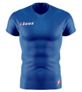 Компрессионная футболка Zeus MAGLIA FISIKO M/C Голубой