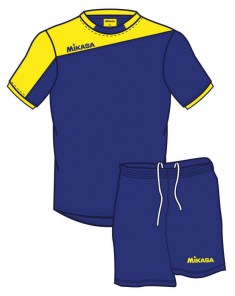 Волейбольная форма мужская Mikasa KATURY Темно-синий/Желтый