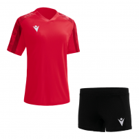 Волейбольна форма жіноча Macron BELLATRIX/OSMIUM HERO Червоний/Чорний