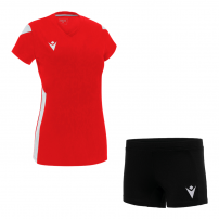 Волейбольная форма женская Macron OXYGEN/OSMIUM HERO Красный/Белый/Черный