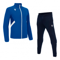 Спортивний костюм чоловічий Macron RAIJIN/ABYDOS HERO Синій/Білий/Темно-синій