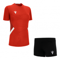 Волейбольна форма жіноча Macron SKAT/OSMIUM HERO Червоний/Білий/Чорний