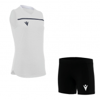 Волейбольная форма женская Macron THALLIUM/HYDROGEN HERO Белый/Антрацит/Черный