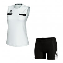 Волейбольна форма жіноча Errea MARGIE/AMAZON 3.0 Білий/Чорний