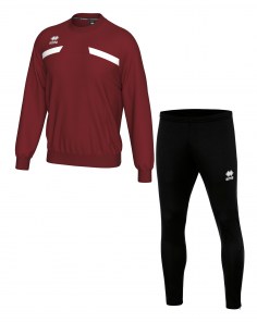 Спортивний костюм чоловічий Errea MATT/FLANN Бордовий/Білий/Чорний