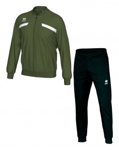 Спортивний костюм чоловічий Errea MICK/MILO 3.0 Темно-зелений/Білий/Чорний