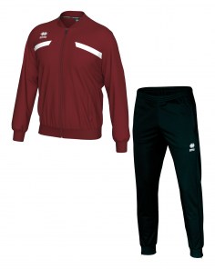 Спортивний костюм чоловічий Errea MICK/MILO 3.0 Бордовий/Білий/Чорний