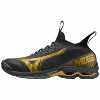 Волейбольні кросівки Mizuno WAVE LIGHTNING NEO2 Black oyster/MP gold/Iron gate