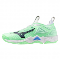 Волейбольні кросівки Mizuno WAVE MOMENTUM 3 Neo mint/Black/Frontier blue