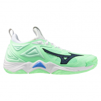 Волейбольні кросівки Mizuno WAVE MOMENTUM 3 Neo mint/Black/Frontier blue