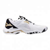 Волейбольні кросівки Mizuno WAVE LIGHTNING Z8 White/Black/GE Gold