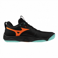 Волейбольні кросівки Mizuno WAVE MOMENTUM ELITE Black/Tangelo/Ice green