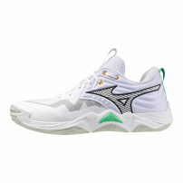 Волейбольні кросівки Mizuno WAVE MOMENTUM ELITE White/Black/Frozen emerald