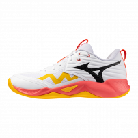 Волейбольні кросівки Mizuno WAVE MOMENTUM PRO White/Fiery coral/Citrus