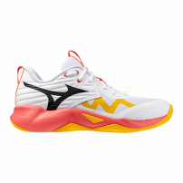 Волейбольні кросівки Mizuno WAVE MOMENTUM PRO White/Fiery coral/Citrus