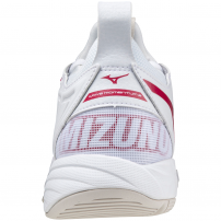 Волейбольные кроссовки женские Mizuno WAVE MOMENTUM 2 WHITE/PRED/WHITESAND