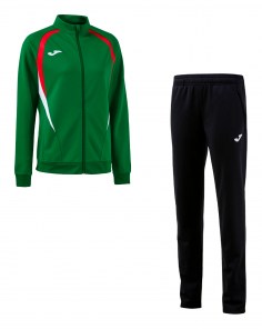 Спортивний костюм жіночий Joma CHAMPIONSHIP 20 Зелений/Червоний/Білий/Чорний