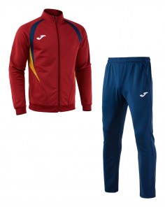 Спортивний костюм чоловічий Joma CHAMPIONSHIP 20 Бордовий/Темно-синій/Золотий