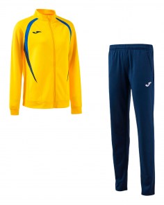Спортивний костюм жіночий Joma CHAMPIONSHIP 20 Жовтий/Синій/Темно-синій